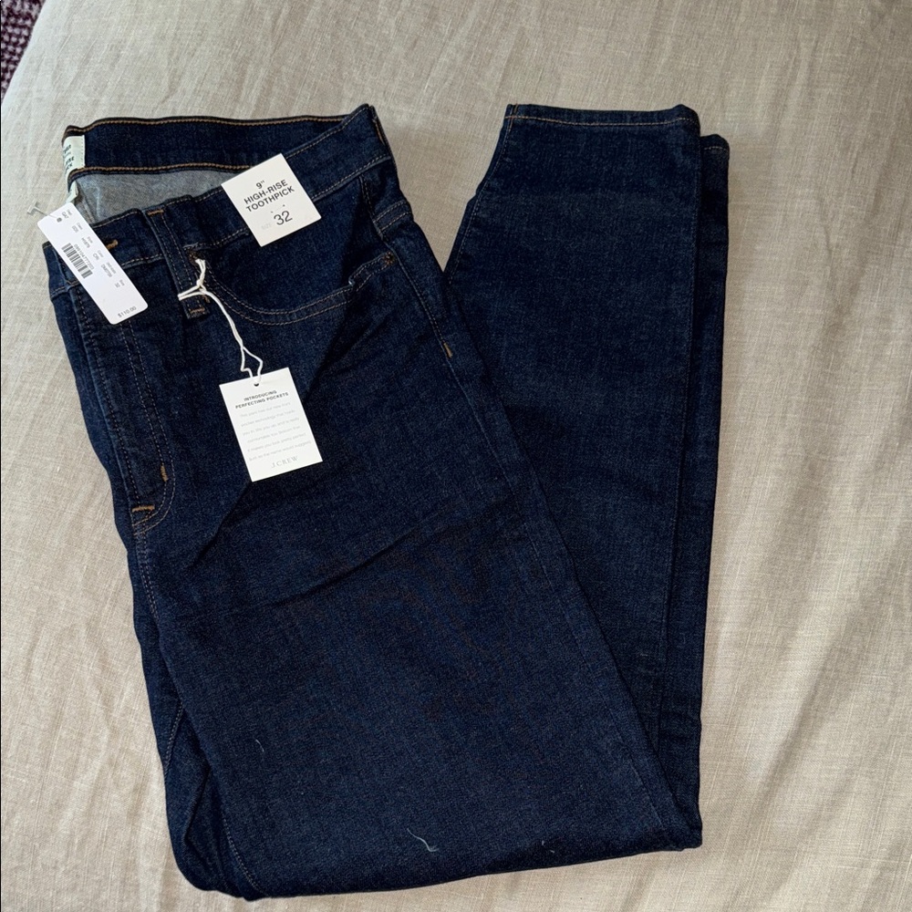 J. Crew Women's Deep Indigo Skinny Jeans